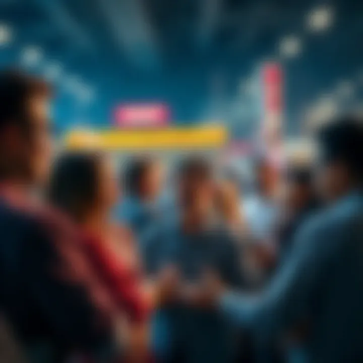 People sharing opinions about the financial market decline in forum discussions.