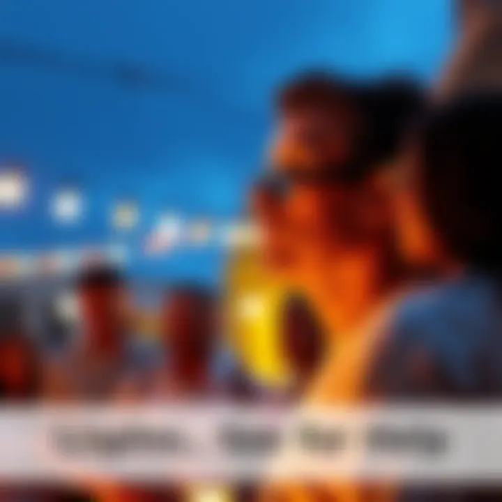 A local man speaks to a group of community members, asking for support during a gathering in the neighborhood.