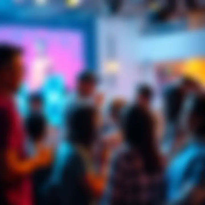 A vibrant discussion with traders sharing insights