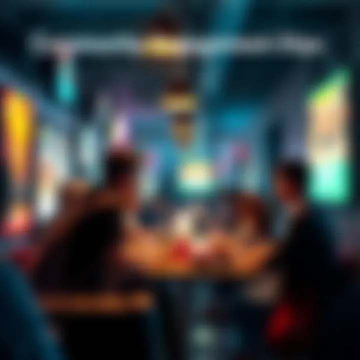 A visual representation of declining community activity, showcasing muted interactions and missed connections.