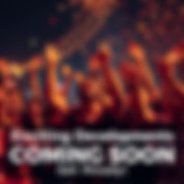 Community Excitement A diverse group of people celebrating and looking forward to upcoming changes in the community.