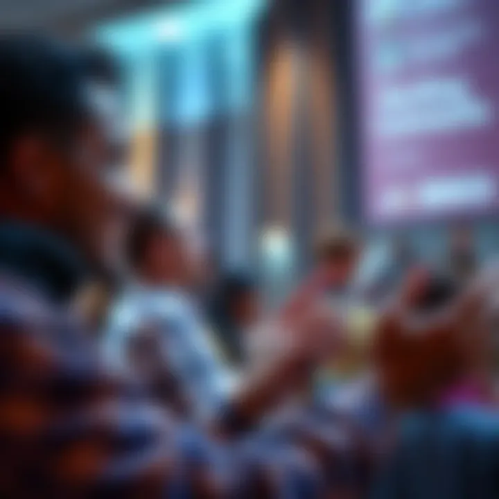 A person smiling as they read positive comments on a forum, symbolizing growth after initial criticism