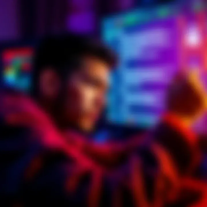 A person looking worried while reading about privacy issues on a computer screen, showing concern for data security.