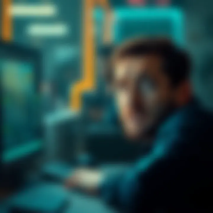 Concerns About Piety Paychain Token A concerned person looking at a computer screen displaying information about Piety Paychain token and URME United, with a worried expression.