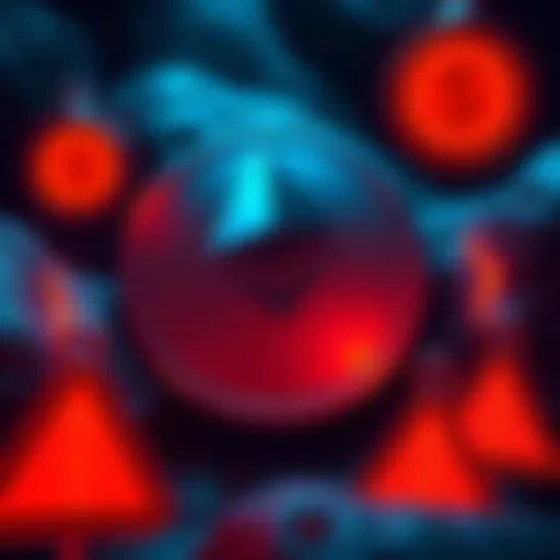 Culper Research expresses concerns about the future and stability of ether tokenomics with a graphic of the ether logo and warning signs.