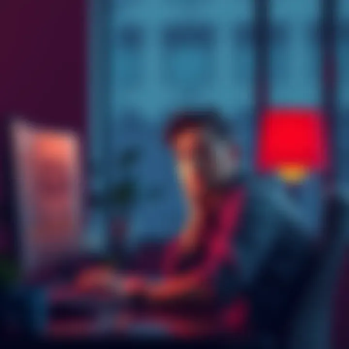 A person sitting at a desk, staring at a computer screen with a confused expression while checking their crypto wallet balance, representing frustration over missing ADA.