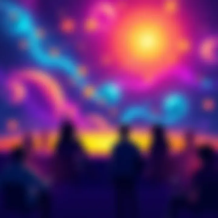 Cosmos Community Discussion A vibrant digital illustration representing the Cosmos subreddit focused on Web3 innovation, with interconnected nodes symbolizing community collaboration and meaningful discussions, set against a cosmic backdrop.