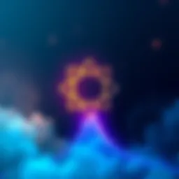 Cosmos Cryptocurrency Collapse A visual representation of the Cosmos cryptocurrency logo with a downward trend graph, indicating its failure and impact on the crypto market.