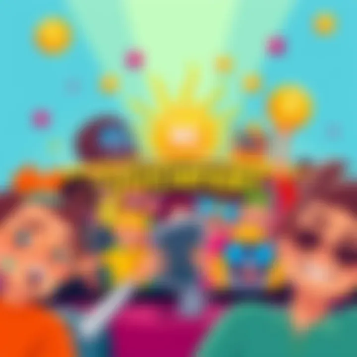 A vibrant illustration representing the $Couchfart memecoin culture, showcasing its unique logo and enthusiastic community members. Bright colors and playful elements symbolize the energetic growth and appeal of the coin.