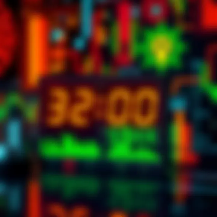 A countdown timer showing 12 hours until the DOT issuance reset, with a digital display and crypto-related graphics in the background.