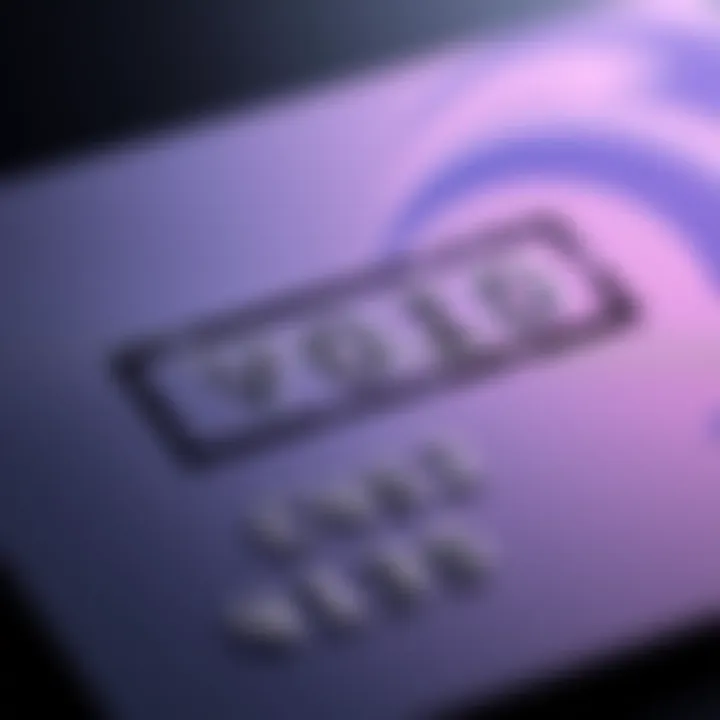 Credit card marked 'VOID' A close-up of a credit card showing the word 'VOID' stamped across it in bold letters.