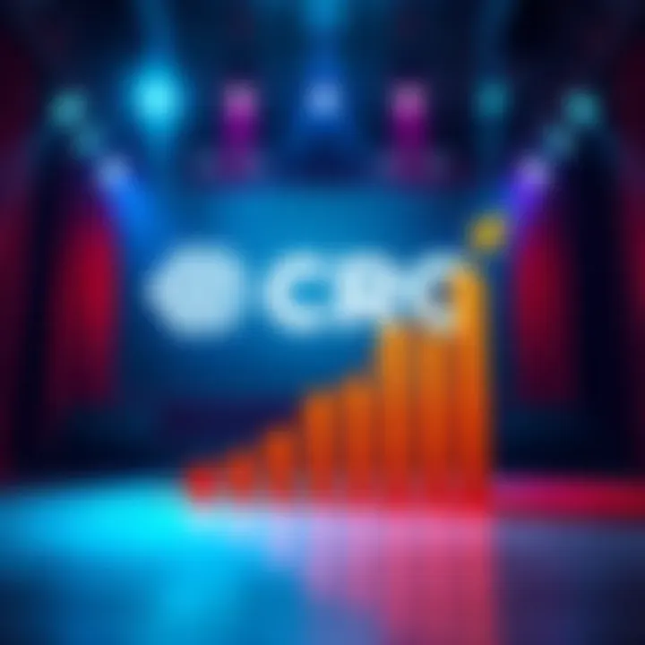 CRO logo with a graph showing upward trends, symbolizing financial success in 2026