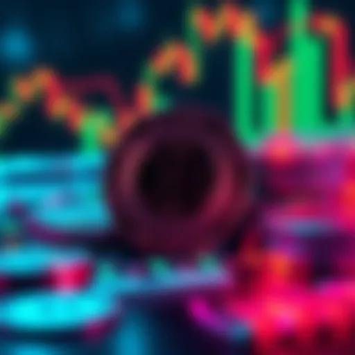 Visual representation of CRO coins available for trading in cryptocurrency market