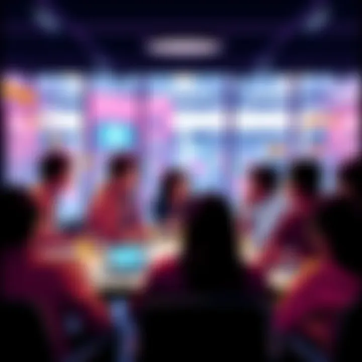 People engaged in a lively discussion about cryptocurrency trading, focusing on safety and best practices