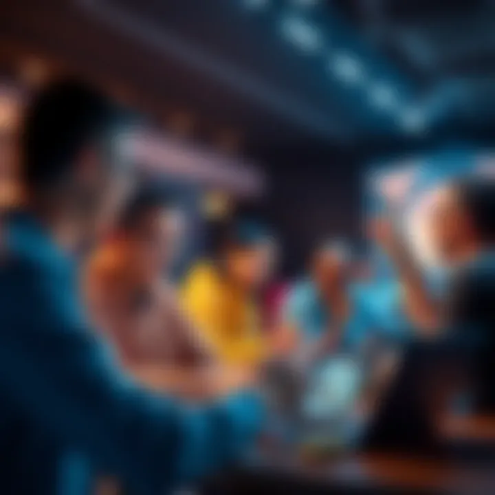 A group of people engaged in a lively discussion about cryptocurrency on a forum