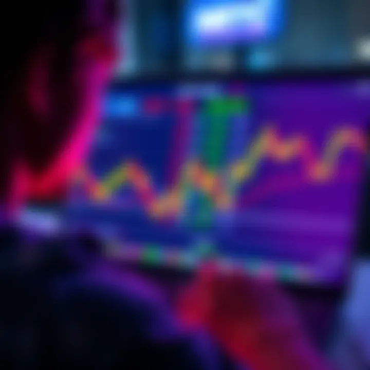 A person looking at a crypto exchange interface on a laptop, contemplating a return to trading after a brief break.