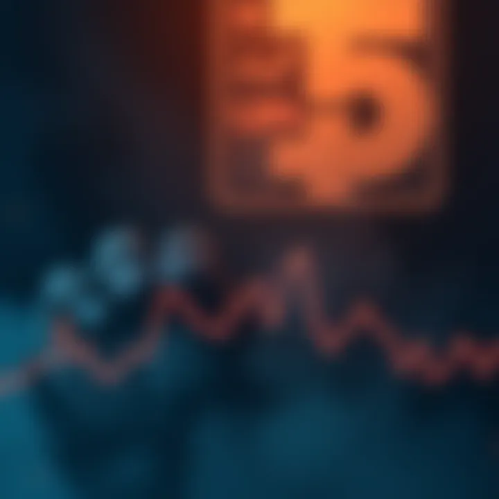 Investor's Emotional Journey through Crypto Losses A somber reflection on the emotional impact of significant cryptocurrency losses, showcasing a graph line plummeting to represent market downturns.