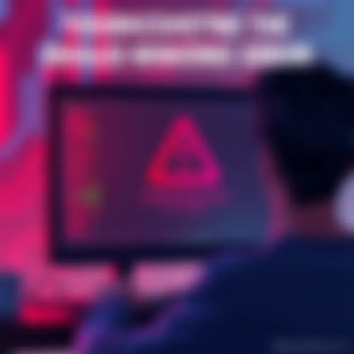 A person looking frustrated at a computer screen showing an invalid mnemonic error message.