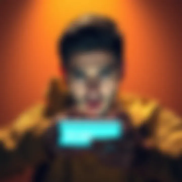 A person looking distressed while holding a smartphone with a cryptocurrency app open, symbolizing the shock of being scammed.