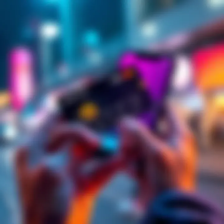 A person holds a crypto card while checking a smartphone for instant conversion options, showcasing the advantages of using crypto cards over traditional bank cards.