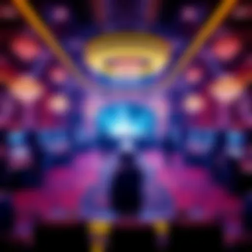 A luxurious casino setting with high rollers enjoying exclusive games and amenities, focusing on a high-stakes atmosphere.