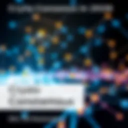 A digital representation of blockchain technology with interconnected nodes symbolizing community and governance in cryptocurrency.
