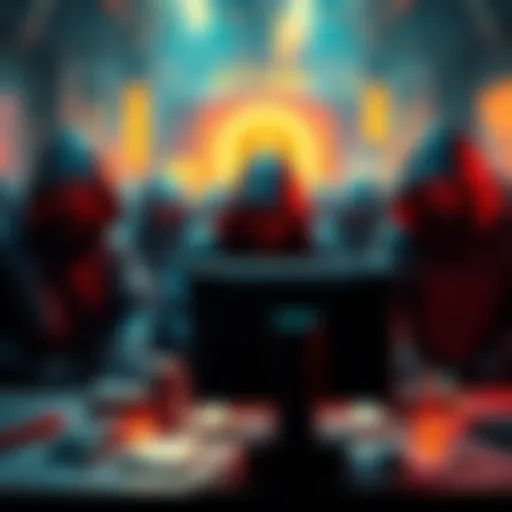 A group of criminals using computers and technology to execute scams in the cryptocurrency sector