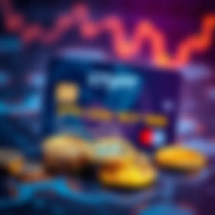 A crypto debit card alongside stablecoins, representing the connection between digital finance and traditional spending.