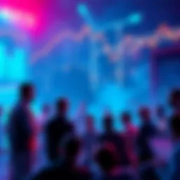 Group of people discussing cryptocurrency trends and insights