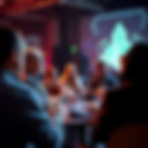 People engaging in a discussion about cryptocurrency, sharing insights on Ethereum and the 'Stand with Crypto' initiative.