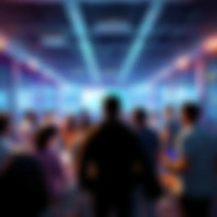 A group of people engaging in a lively cryptocurrency discussion, sharing tips and warnings.