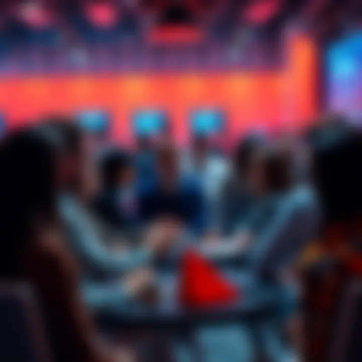 People engaged in a lively discussion about cryptocurrency trends and trading tips in a forum setting.