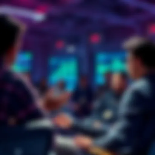 A leader from a crypto exchange engaging with people in an Ask Me Anything session, discussing growth strategies and product features.