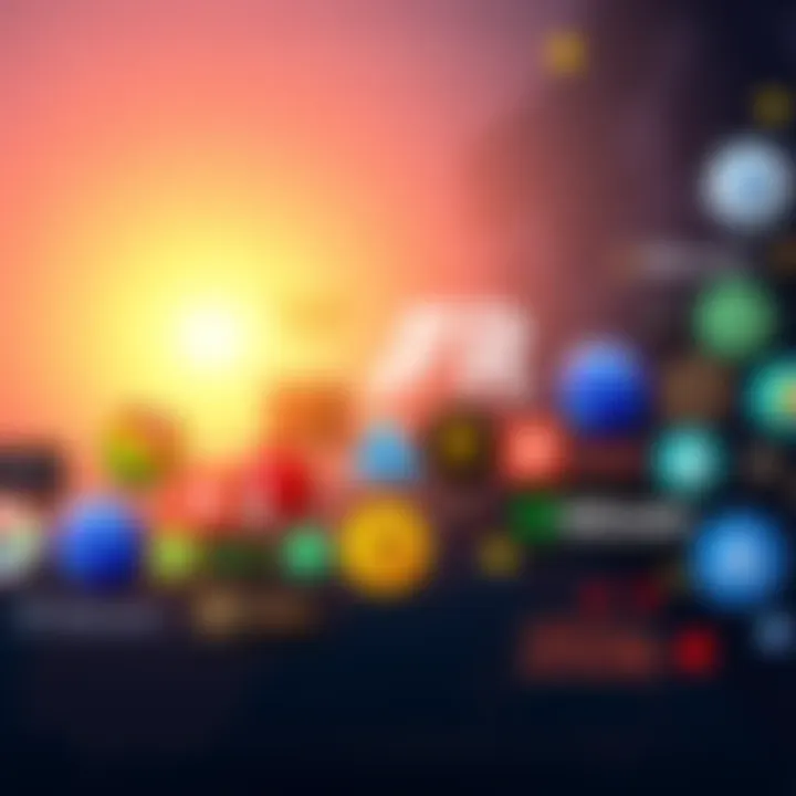 Crypto Exchanges in Europe A collection of popular crypto exchange logos with HBAR prominently featured, showcasing the European trading environment after MiCA regulations.