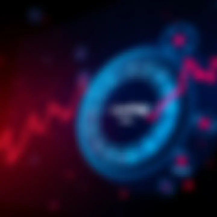 A visual representation of the Crypto Fear and Greed Index showing a low value, indicating extreme fear in the market.