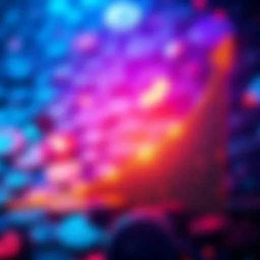 Graph showing the growth of crypto funds attracting $1 billion for three weeks with a background of cryptocurrency symbols