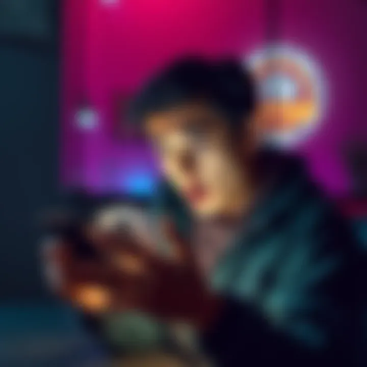 A person looking shocked while reading messages on their phone, representing the feeling of being excluded from a crypto user board after asking about fund withdrawal.