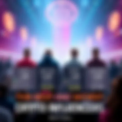 A visual representation comparing top and bottom crypto influencers, highlighting their investment results and follower reactions.