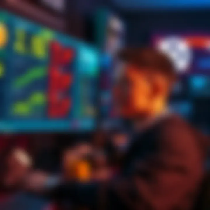 A 21-year-old man looking at a computer screen showing cryptocurrency prices, contemplating his first investment in digital coins.