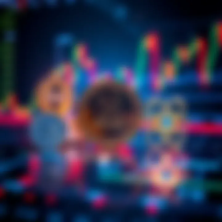 Exploring Cryptocurrency Investments Visual representation of SOL, XRP, and ATOM cryptocurrencies with financial charts