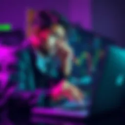 A crypto investor looks concerned while reviewing financial charts and $KAS token performance on a laptop.