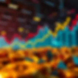 Graph showing the rise of Bitcoin and Ethereum as gold and silver values drop significantly.