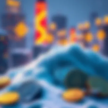 Tom Lee predicts the end of the crypto winter by April 2026, symbolized by a thawing snow graphic over cryptocurrency symbols.