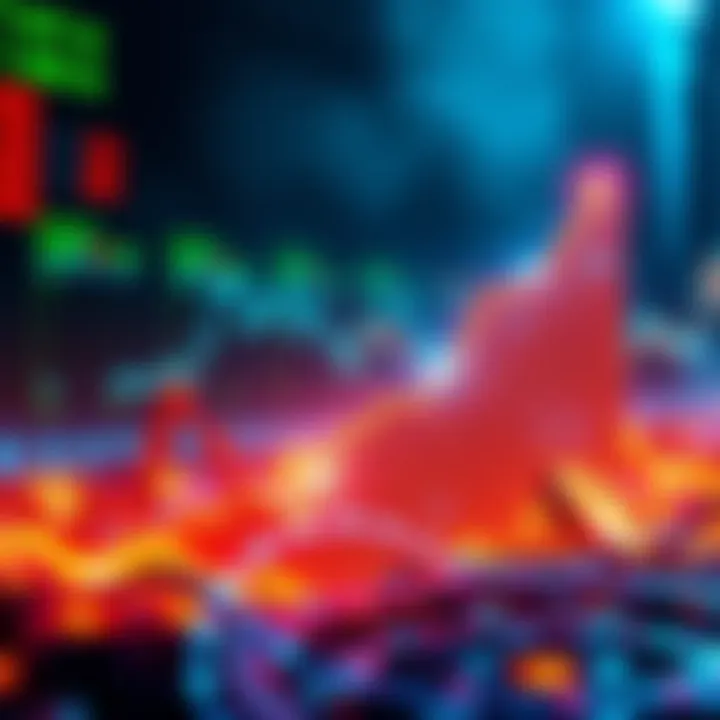 Graph showing a rising trend in cryptocurrency prices heading toward 100k