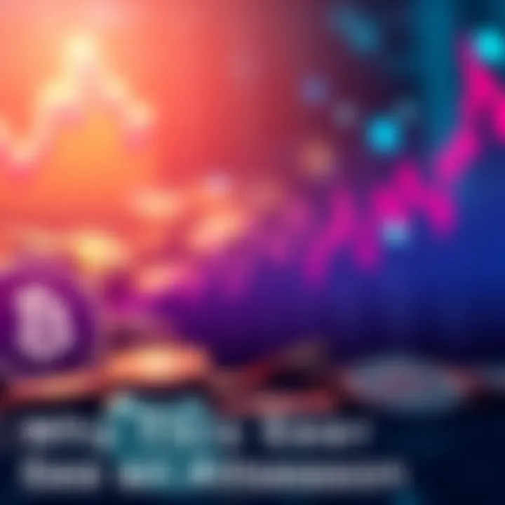 Graph depicting cryptocurrency fluctuations with strategic insights highlighted