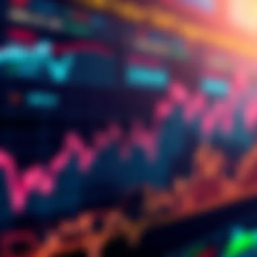 Graph showing changing trends in cryptocurrency market with rising and falling lines, symbolizing liquidity shifts in 2026