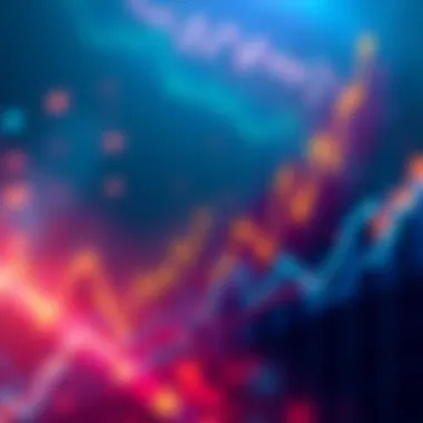 Crypto Market Trends A graph showing fluctuating crypto prices with a focus on October, depicting rising and falling lines.