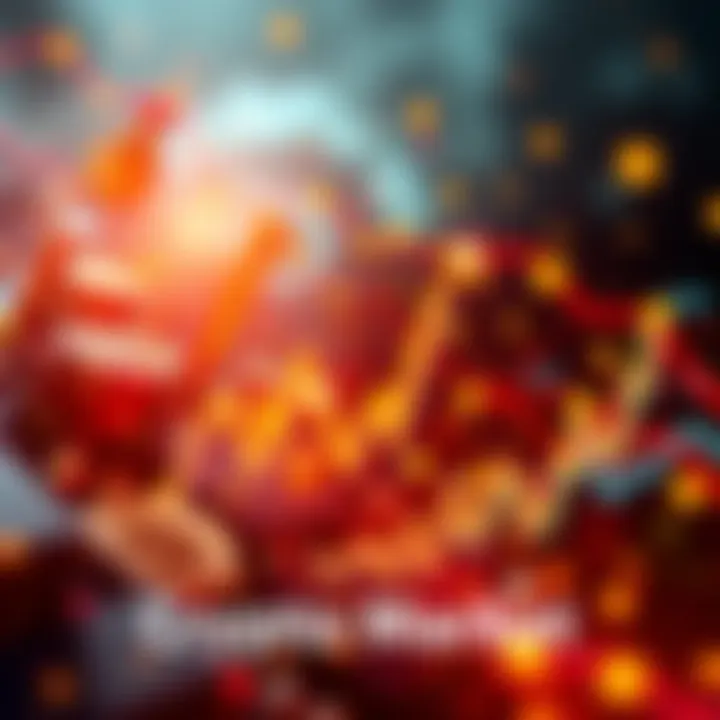 Graph depicting Bitcoin's decline and CRO's surge amidst market turbulence