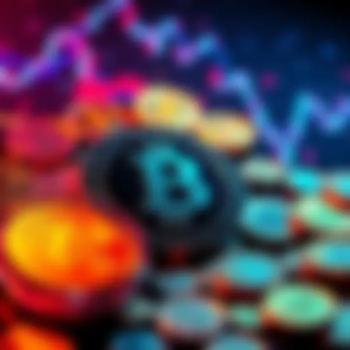 Crypto News Highlights A collection of cryptocurrency symbols and charts representing recent market developments