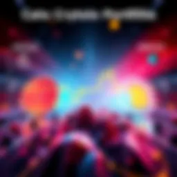 A visual representation of a crypto portfolio featuring XRP, FLR, XLM, HBAR, and XDC assets